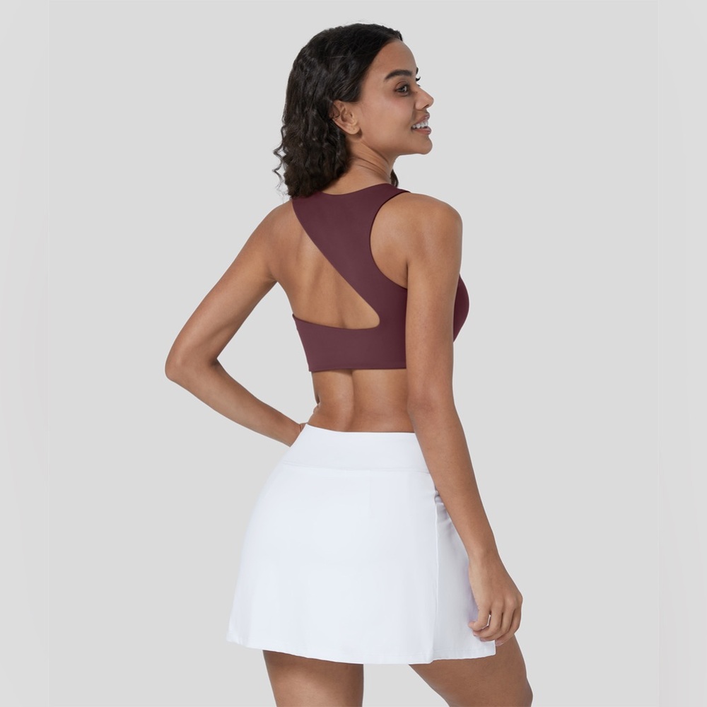 Halara Softlyzero Plush Low Support Asymmetric Ba… - image 1